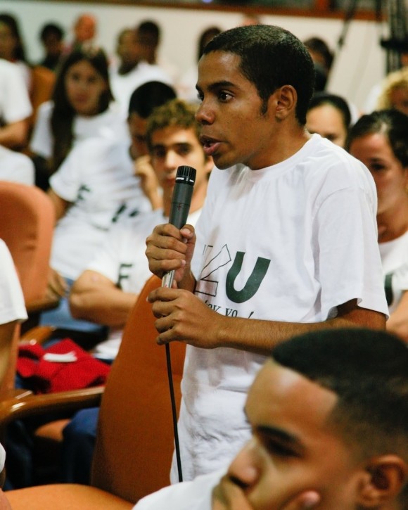 Yosuán, estudiante de Derecho de la Universidad de La Habana. Foto: Alex Castro
