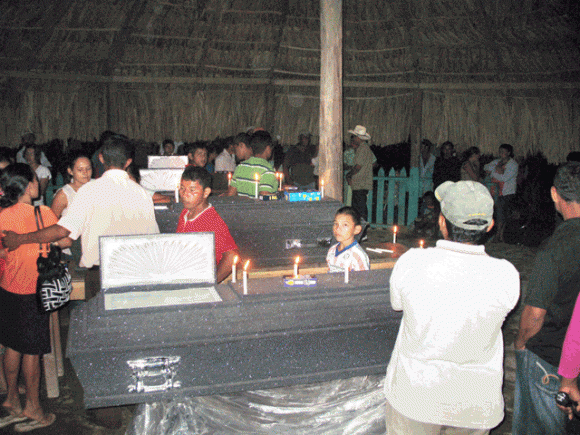 Masacre de campesinos en Honduras. Foto: El Libertador