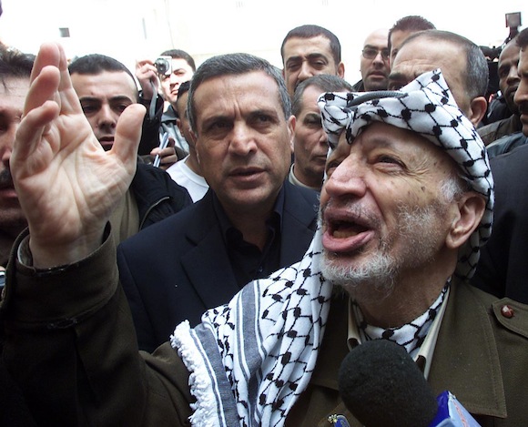 Yasser Arafat en mayo de 2007.