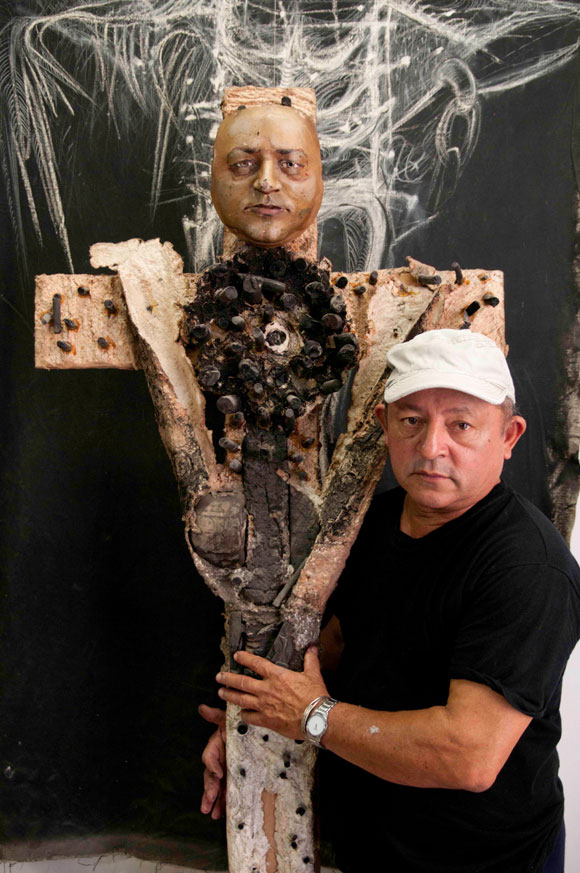 Nelson Domínguez, Premio Nacional de Artes Plásticas. Foto: Roberto Chile