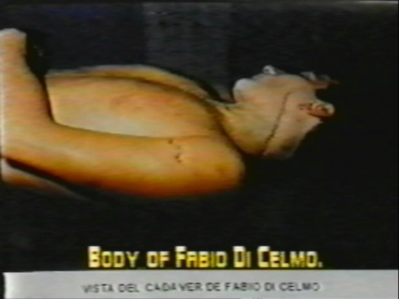 El cadáver de Fabio di Celmo.