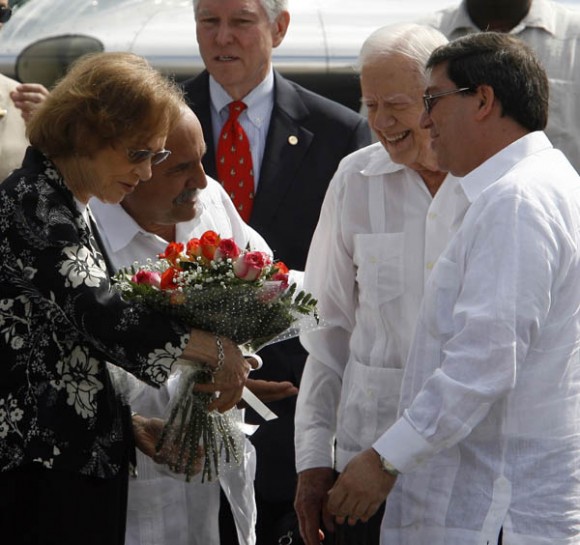 James Carter llega a La Habana. Foto: Ismael Francisco