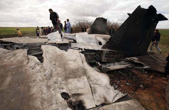 Un avión F15E norteamericano se estrelló en Libia por fallas mecánicas, según informó el portavoz. Foto: Reuters
