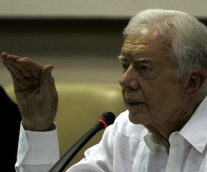 Jimmy Carter en La Habana, el 31 de marzo de 2011. Foto: Cubadebate