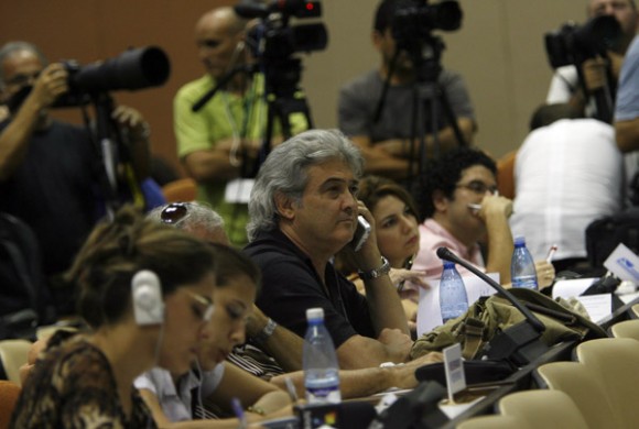 James Carter durante la Conferencia de Prensa. Foto: Ismael Francisco
