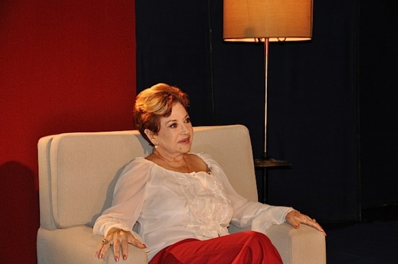 Lourdes Torres, en "Con 2 que se quieran". Foto: Petí