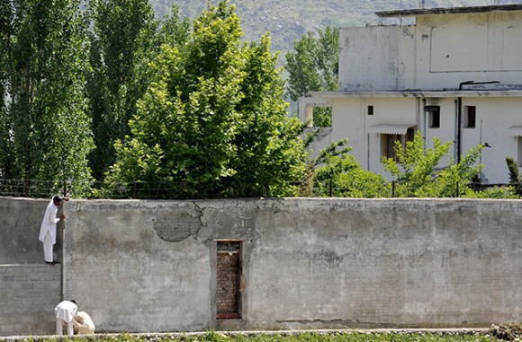 Casa donde supuestamente vivía Bin Laden. Foto: Aamir Qureshi / AFP Photo