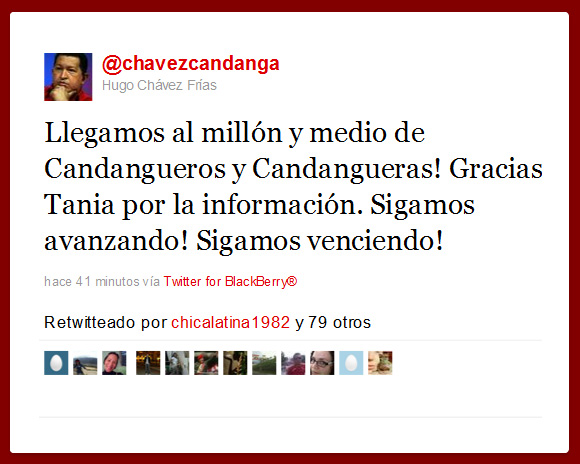 @chavezcandanga llega a medio millón de seguidores