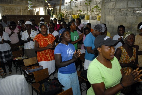 Yo sí puedo en Haití. Foto: Roberto Suárez