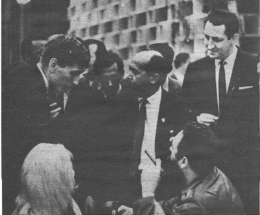 Fischer y Stein hablan con Fidel en 1966