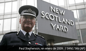 Paul Stephenson, comisario jefe de la Policía Metropolitana de Londres