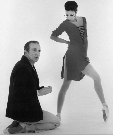 Roland Petit junto a Loipa Araújo, bailarina cubana.