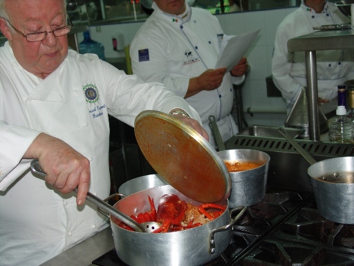 Gérard Dupont, presidente de la Academia Culinaria de Francia y chef con una experiencia de más de cincuenta años en las artes gastronómicas.