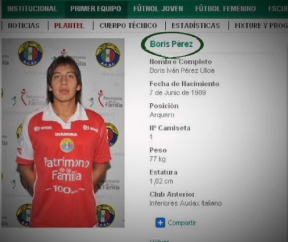 Boris Iván, futbolista bolivianos, en la lista de víctimas de los derechos humanos en Cuba.
