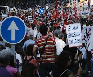 Medio millón de españoles protesta contra la reforma laboral de Rajoy