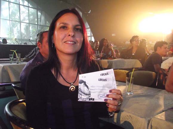 Rochy, fue nominada en la categoría  video Canción y Balada por “Contracorriente” del realizador Luis Najmias Jr.  Foto: Marianela Dufflar