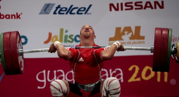 Sergio Álvarez, Campeón Panamericano de los 56 kg en las pesas. Foto: Ismael Francisco