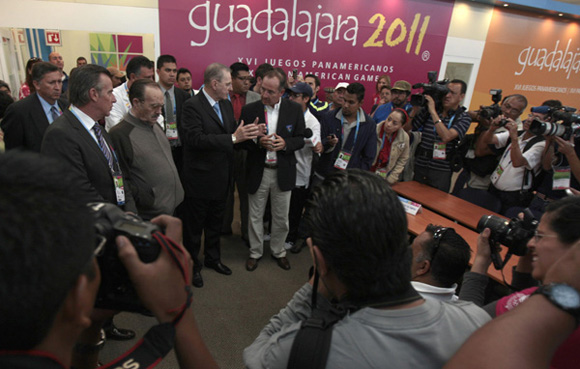 Jacques Rogge en encuentro con la prensa. Foto: Ismael Francisco/Cubadebate