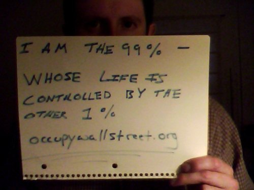Yo soy el 99% - cuya vida está controlada por el otro 1% 