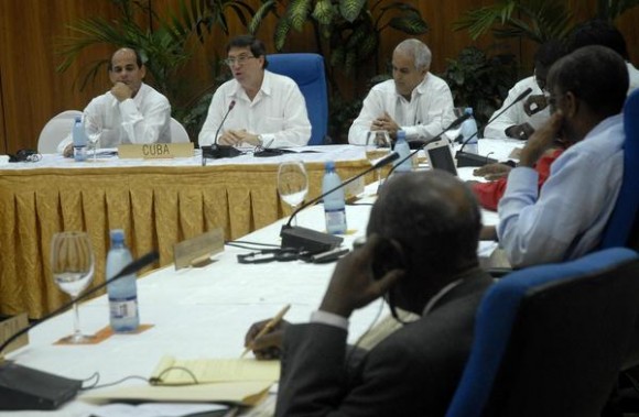Comenzó la 8 Reunión del Consejo Político de la Alianza Bolivariana para los Pueblos de América (ALBA), en el Hotel Continental, La Habana, Cuba, el 15 de febrero de 2012. AIN FOTO/Arelys María ECHEVARRÍA RODRIGUEZ