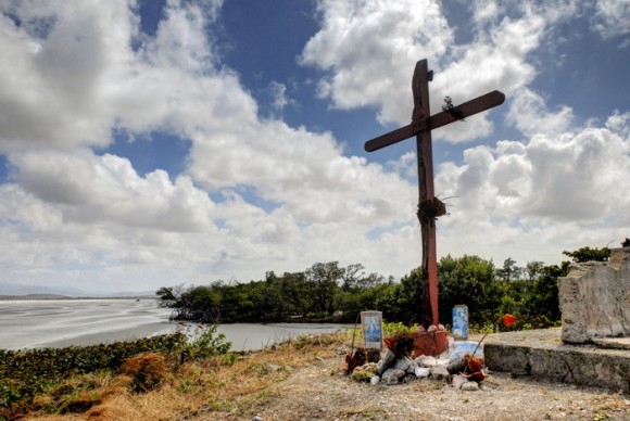 El Cayo de la Virgen, ubicado en Playa Morales,  en el interior de la Bahía de Nipe, es el sitio por donde entró a Cuba la imagen de la Virgen de la Caridad, ubicado en el municipio de Mayarí, provincia de Holguín, el 20 de marzo de 2012. AIN FOTO/Juan Pablo CARRERAS