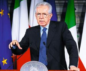 Italia: Monti renuncirá tras aprobación de Ley de Presupuestos