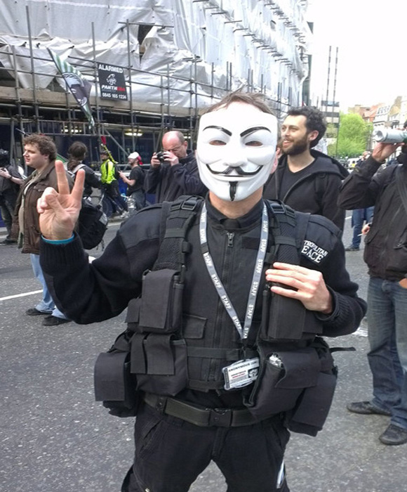 Anonymous parece sumarse a la protesta