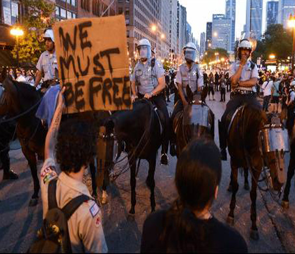 En Fotos Las Protestas De Los Ocupas En Chicago Contra Cumbre De La 