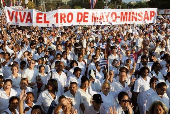 Desfile por el Primero de Mayo Foto: Ladyrene Pérez/Cubadebate