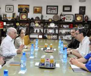 Recibe Machado Ventura a delegación del Partido Comunista de España
