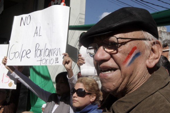 Protestas en Paraguay contra el Golpe de Estado