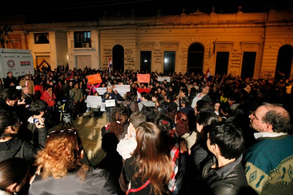 Televisión Pública de Paraguay protestas