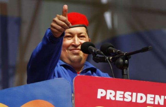 Hugo Chávez en campaña
