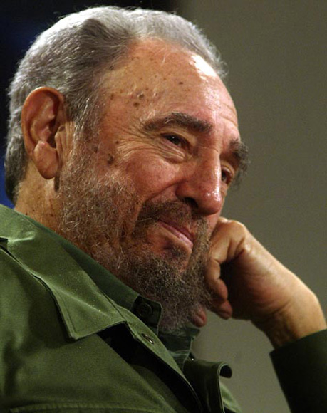 Fidel Castro en Mesa Redonda. Foto: Ismael Francisco/ Cubadebate.