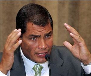 Califica Rafael Correa de vergonzosas las amenazas de EEUU a Venezuela