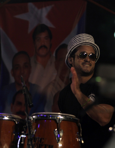 Qva Libre durante el concierto por los Cinco. Foto: Ismael Francisco/Cubadebate.