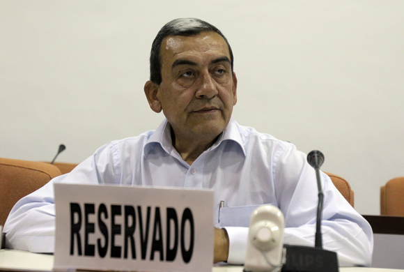 Comandante de las FARC Mauricio Jaramillo. Foto: Ismael Francisco/Cubadebate