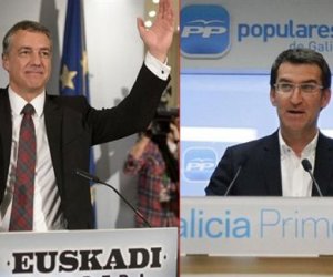 ganadores elecciones en Galicia y el País Vasco