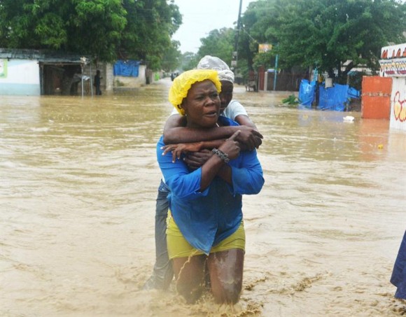 Sandy en Haití.