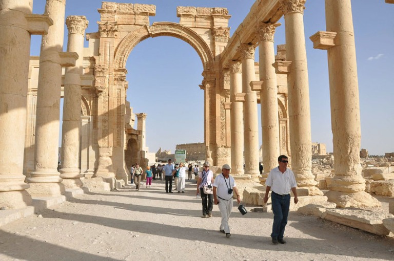 La antigua ciudad de Palmira. FOTO: SANA