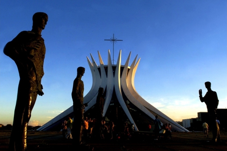 Catedral de Brasilia. Foto:AP