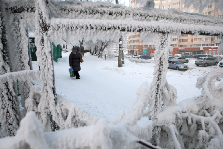 Regiones rusas viven en frio más intenso en 70 años. FOTO: Rusia Today.