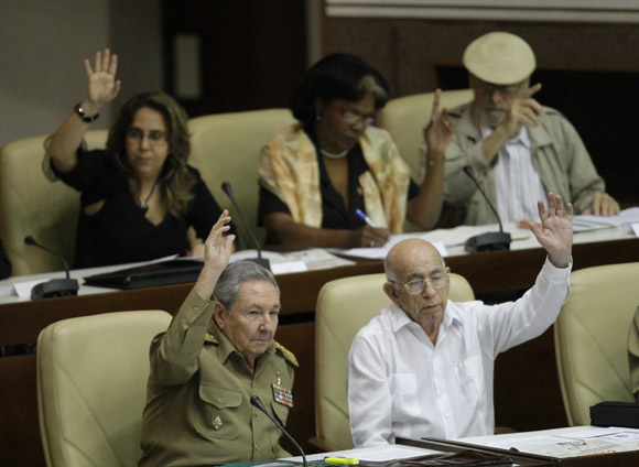 Preside Raúl Castro Sesión Ordinaria de la Asamblea Nacional. Foto: Ismael Francisco/Cubadebate.