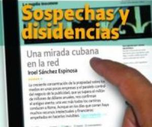 Cubierta de Libro "Sospechas y disidencias" del periodista cubano Iroel Sánchez