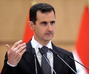 Bashar Al Assad. Foto de Archivo