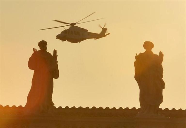 Benedicto XVI vivió su último día al frente de la Santa Sede. Foto AP