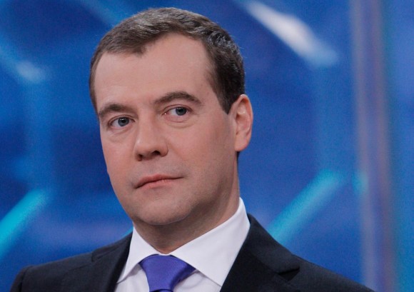 Primer Ministro ruso Dimitri Medvedev