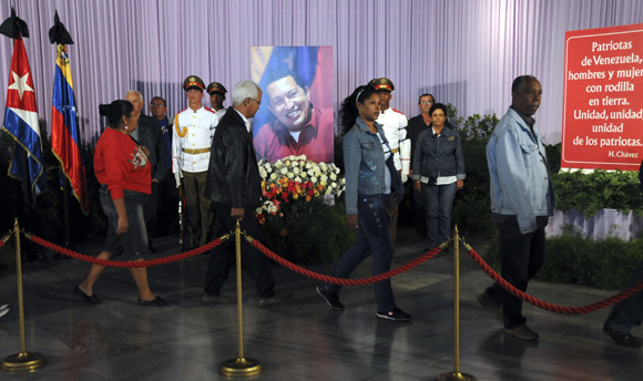 Homenaje póstumo al Presidente Hugo Chávez. Foto: Ladyrene Pérez/Cubadebate.