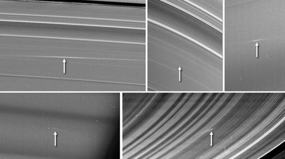 Imágenes satelitales de los anillos de Saturno