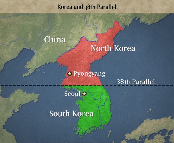 Korean peninsula.